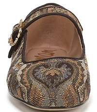 Sam Edelman Michaela Paisley Print Fabric Mary Jane Flats
