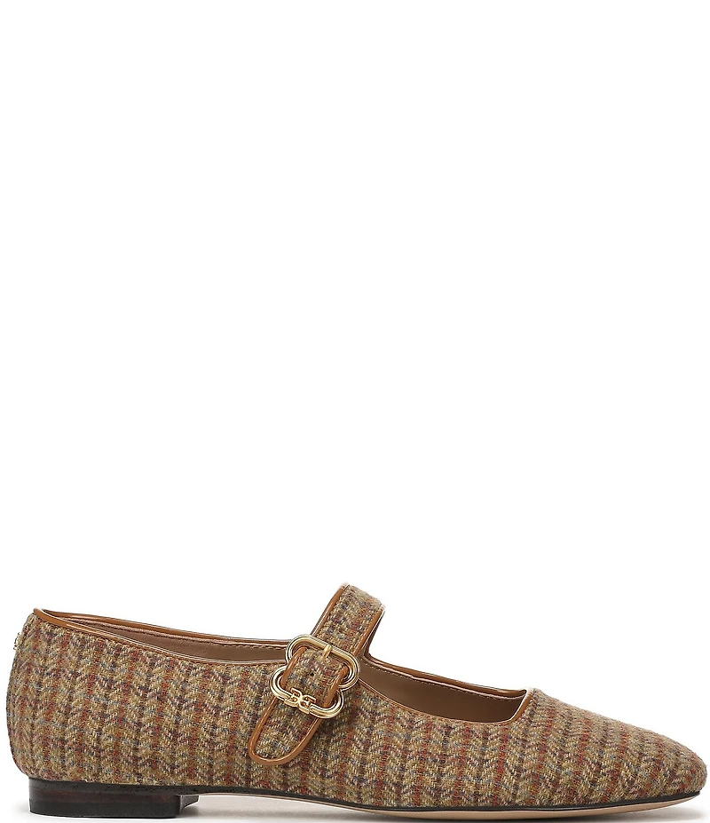Sam Edelman Michaela Plaid Mary Jane Flats