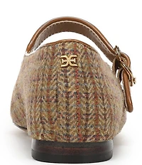 Sam Edelman Michaela Plaid Mary Jane Flats