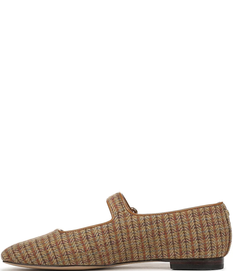 Sam Edelman Michaela Plaid Mary Jane Flats