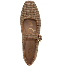 Sam Edelman Michaela Plaid Mary Jane Flats
