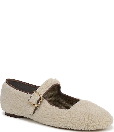 Sam Edelman Michaela Sherpa Mary Jane Flats
