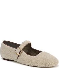 Sam Edelman Michaela Sherpa Mary Jane Flats