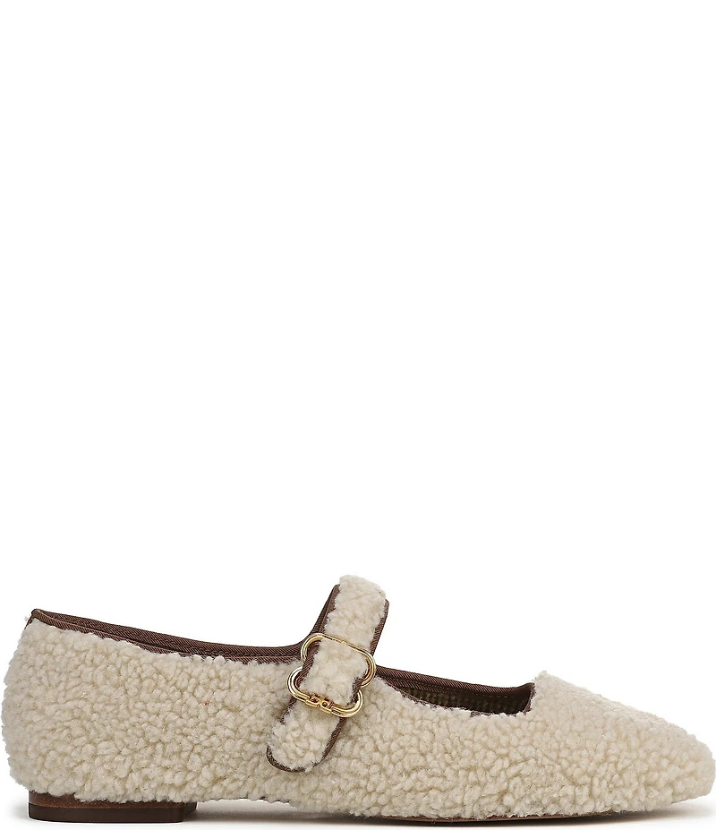 Sam Edelman Michaela Sherpa Mary Jane Flats