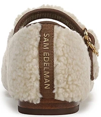 Sam Edelman Michaela Sherpa Mary Jane Flats