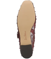 Sam Edelman Michaela Shine Rhinestone Embellished Mesh Mary Jane Flats