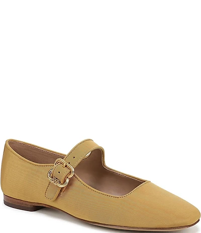 Sam Edelman Michaela Silk Fabric Mary Jane Flats