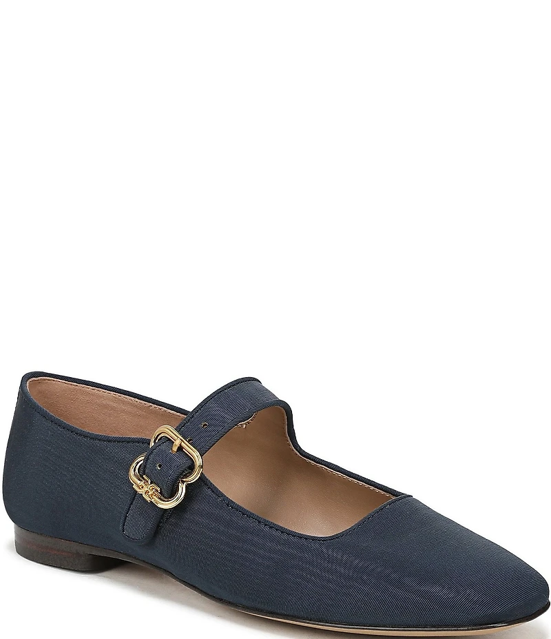 Sam Edelman Michaela Silk Fabric Mary Jane Flats