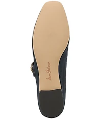 Sam Edelman Michaela Silk Fabric Mary Jane Flats