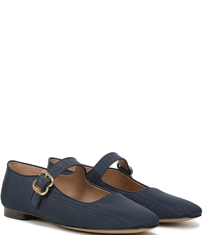Sam Edelman Michaela Silk Fabric Mary Jane Flats