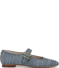 Sam Edelman Michaela Striped Raffia Mary Jane Flats