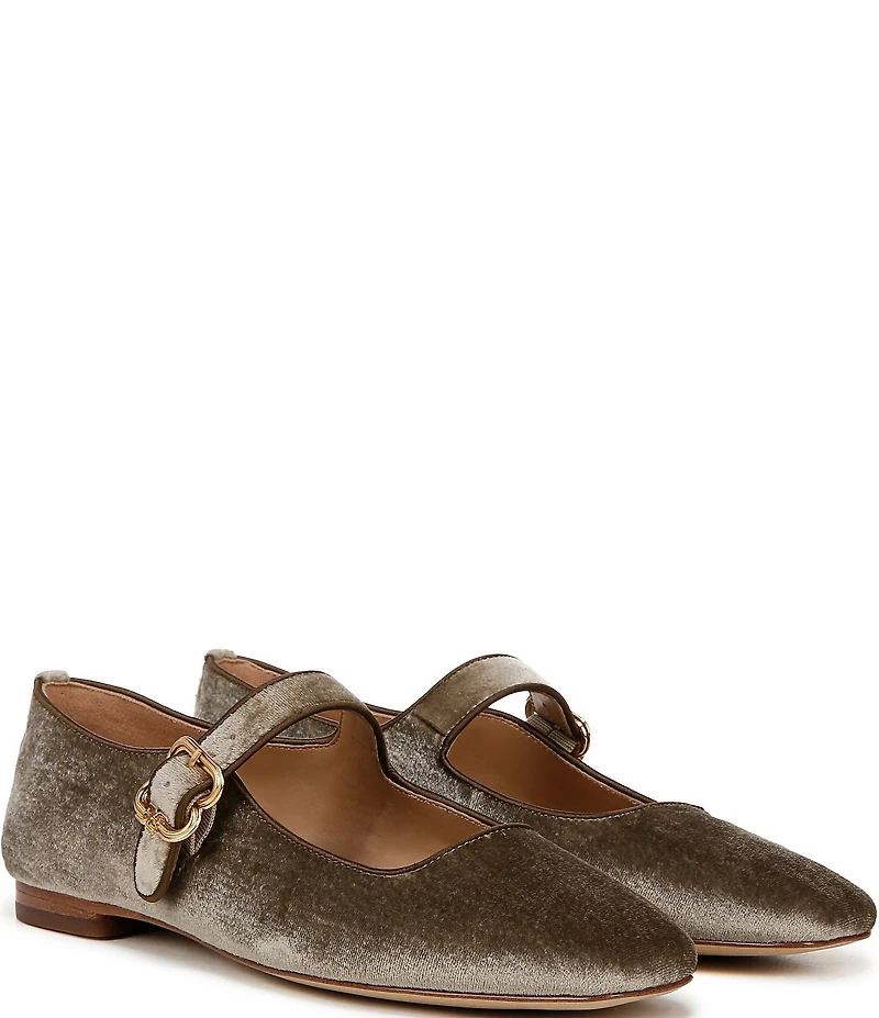 Sam Edelman Michaela Velvet Mary Jane Flats