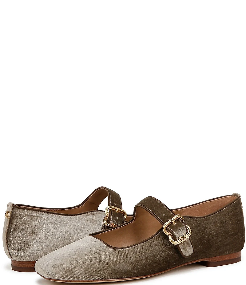 Sam Edelman Michaela Velvet Mary Jane Flats