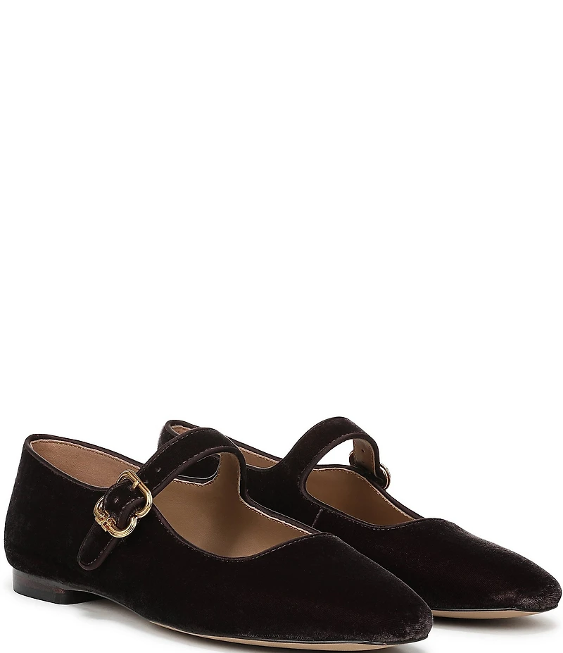 Sam Edelman Michaela Velvet Mary Jane Flats