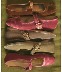 Sam Edelman Michaela Velvet Mary Jane Flats