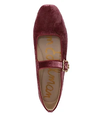 Sam Edelman Michaela Velvet Mary Jane Flats