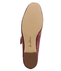 Sam Edelman Michaela Velvet Mary Jane Flats