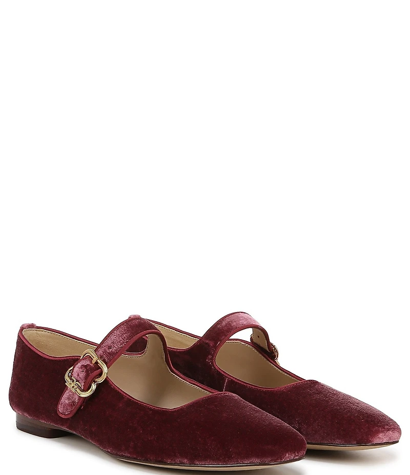 Sam Edelman Michaela Velvet Mary Jane Flats