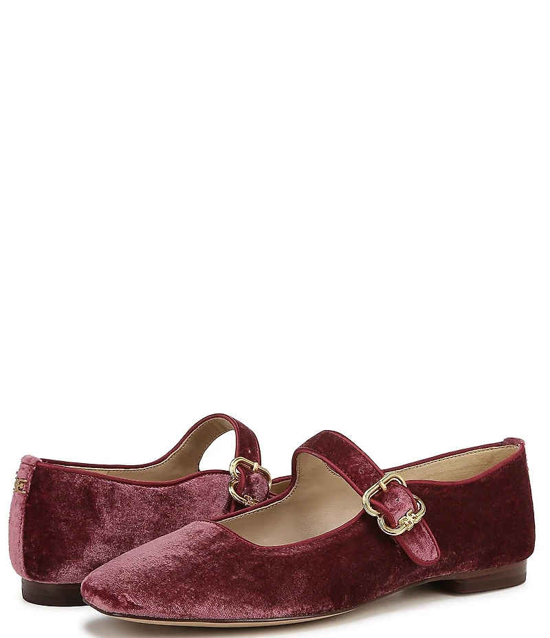 Sam Edelman Michaela Velvet Mary Jane Flats