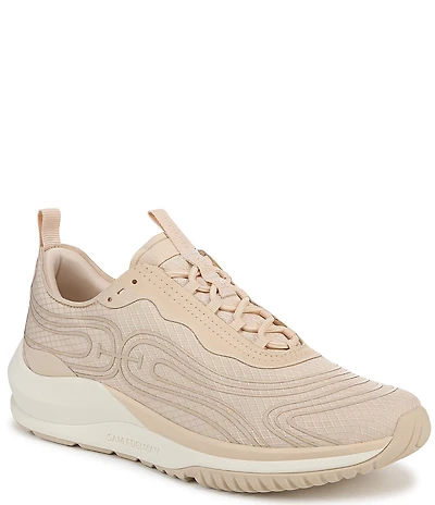Sam Edelman Miles Nylon Logo Detail Lace Up Sneakers