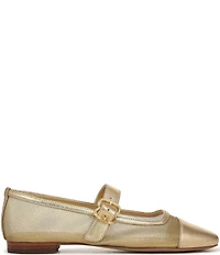 Sam Edelman Miranda Mesh Leather Mary Jane Flats