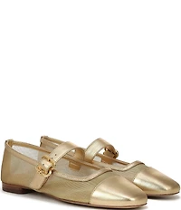 Sam Edelman Miranda Mesh Leather Mary Jane Flats