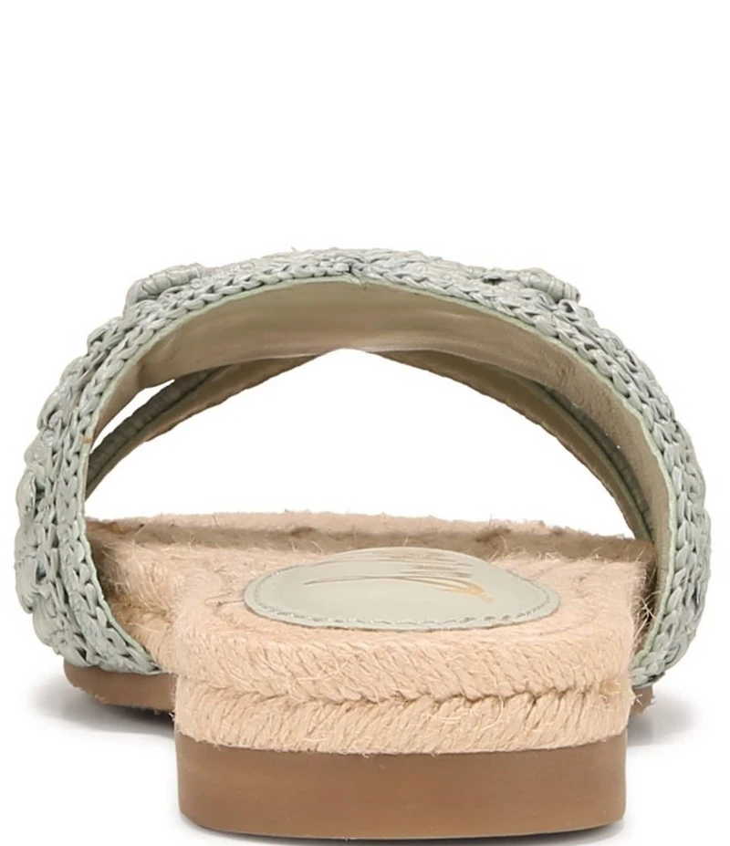 Sam Edelman Miya Woven Raffia Slide Sandals