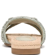 Sam Edelman Miya Woven Raffia Slide Sandals