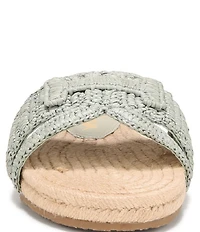 Sam Edelman Miya Woven Raffia Slide Sandals