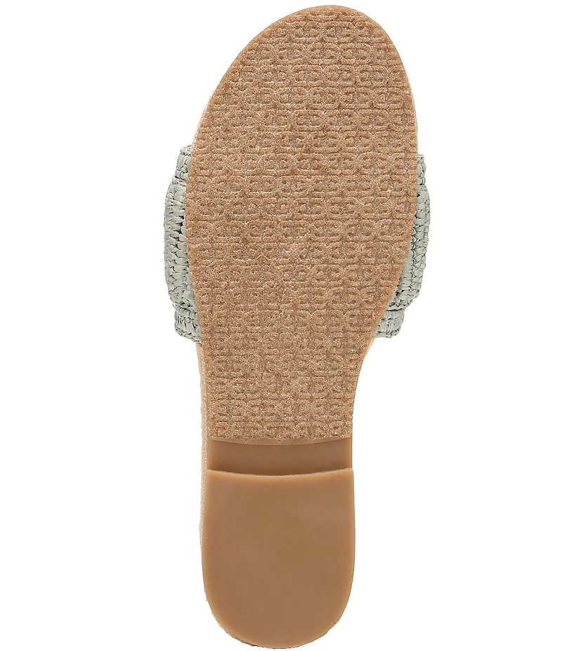 Sam Edelman Miya Woven Raffia Slide Sandals