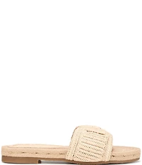 Sam Edelman Miya Woven Raffia Slide Sandals