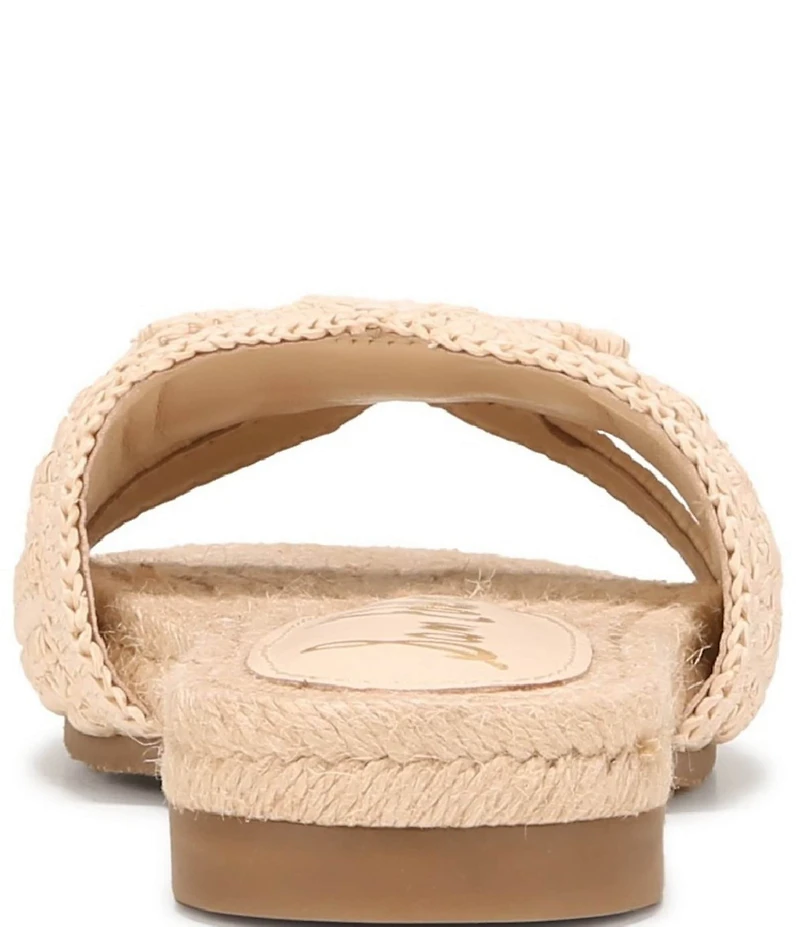 Sam Edelman Miya Woven Raffia Slide Sandals