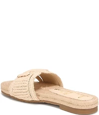 Sam Edelman Miya Woven Raffia Slide Sandals
