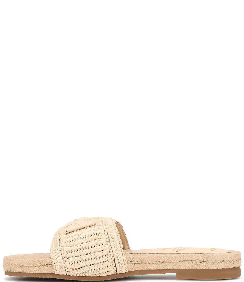 Sam Edelman Miya Woven Raffia Slide Sandals