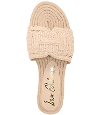 Sam Edelman Miya Woven Raffia Slide Sandals