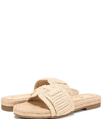 Sam Edelman Miya Woven Raffia Slide Sandals