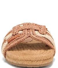 Sam Edelman Miya Woven Raffia Slide Sandals