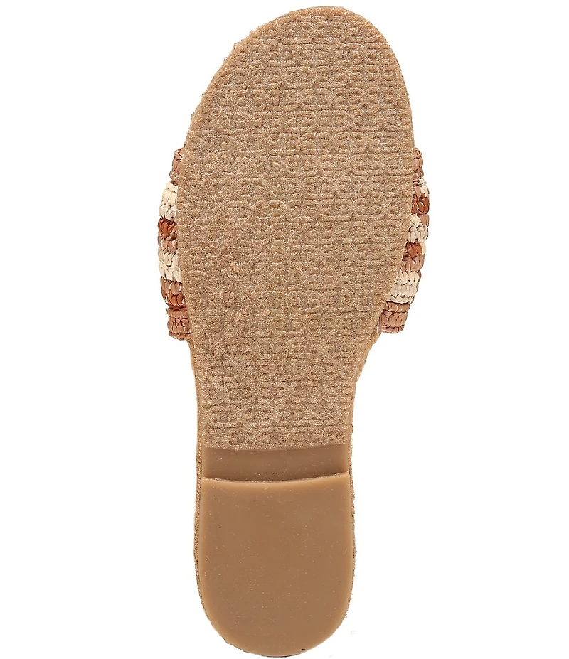 Sam Edelman Miya Woven Raffia Slide Sandals