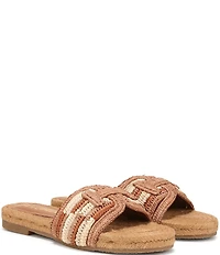 Sam Edelman Miya Woven Raffia Slide Sandals