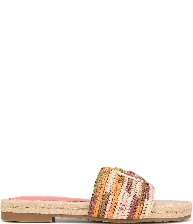 Sam Edelman Miya Woven Raffia Slide Sandals