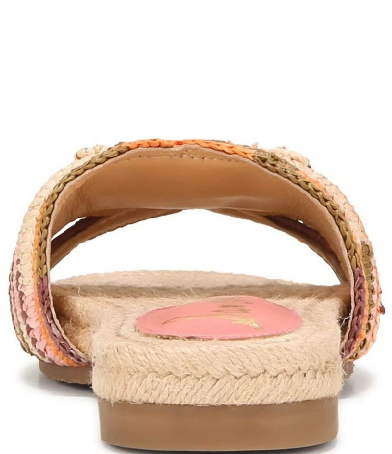 Sam Edelman Miya Woven Raffia Slide Sandals
