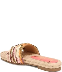 Sam Edelman Miya Woven Raffia Slide Sandals