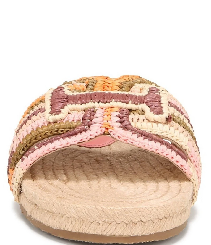 Sam Edelman Miya Woven Raffia Slide Sandals