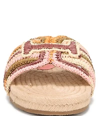Sam Edelman Miya Woven Raffia Slide Sandals