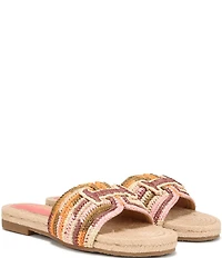 Sam Edelman Miya Woven Raffia Slide Sandals