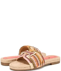 Sam Edelman Miya Woven Raffia Slide Sandals
