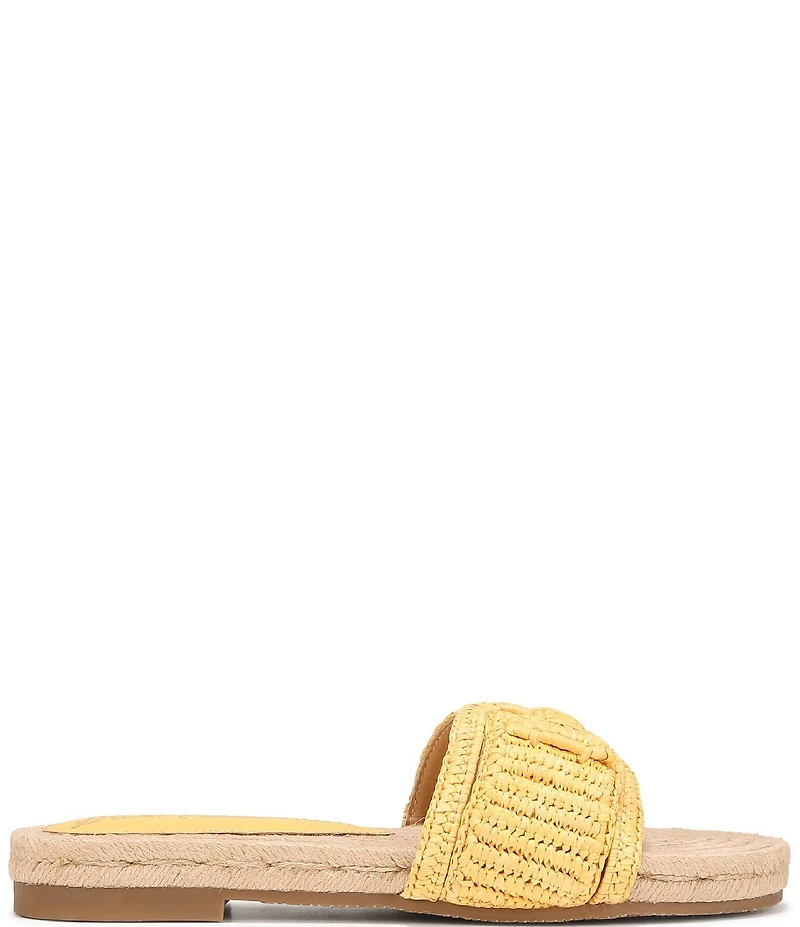 Sam Edelman Miya Woven Raffia Slide Sandals