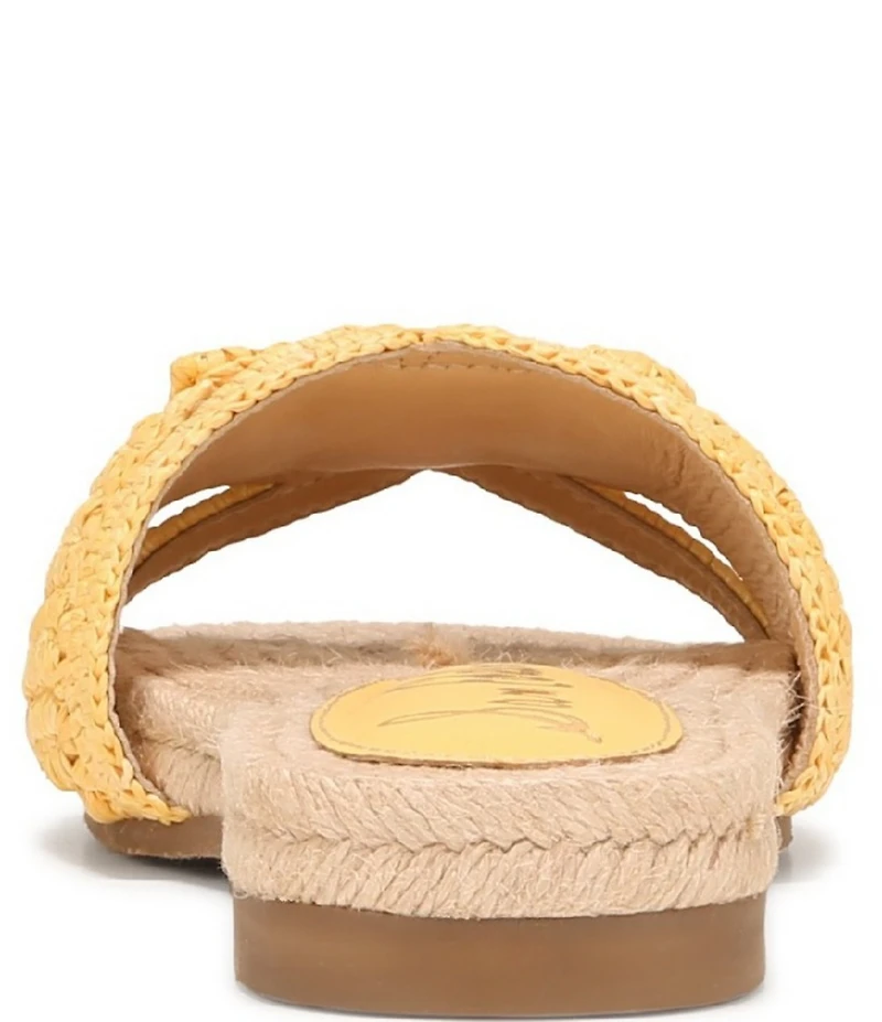 Sam Edelman Miya Woven Raffia Slide Sandals