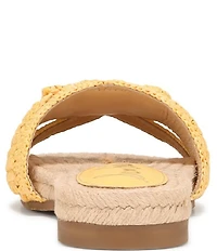 Sam Edelman Miya Woven Raffia Slide Sandals