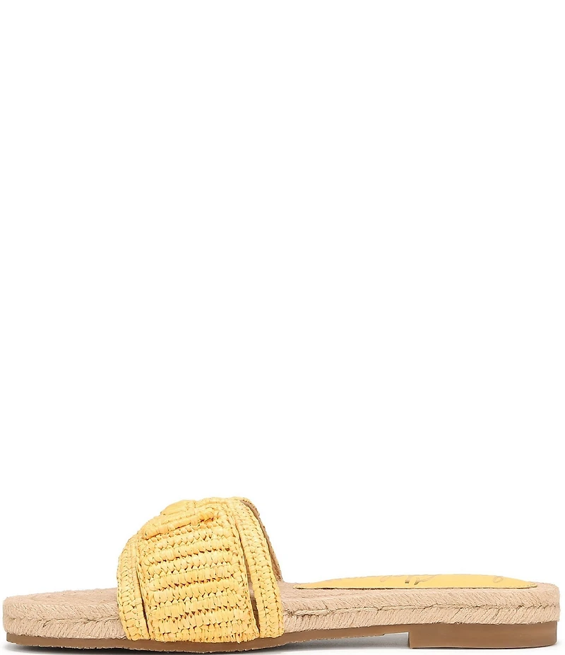 Sam Edelman Miya Woven Raffia Slide Sandals